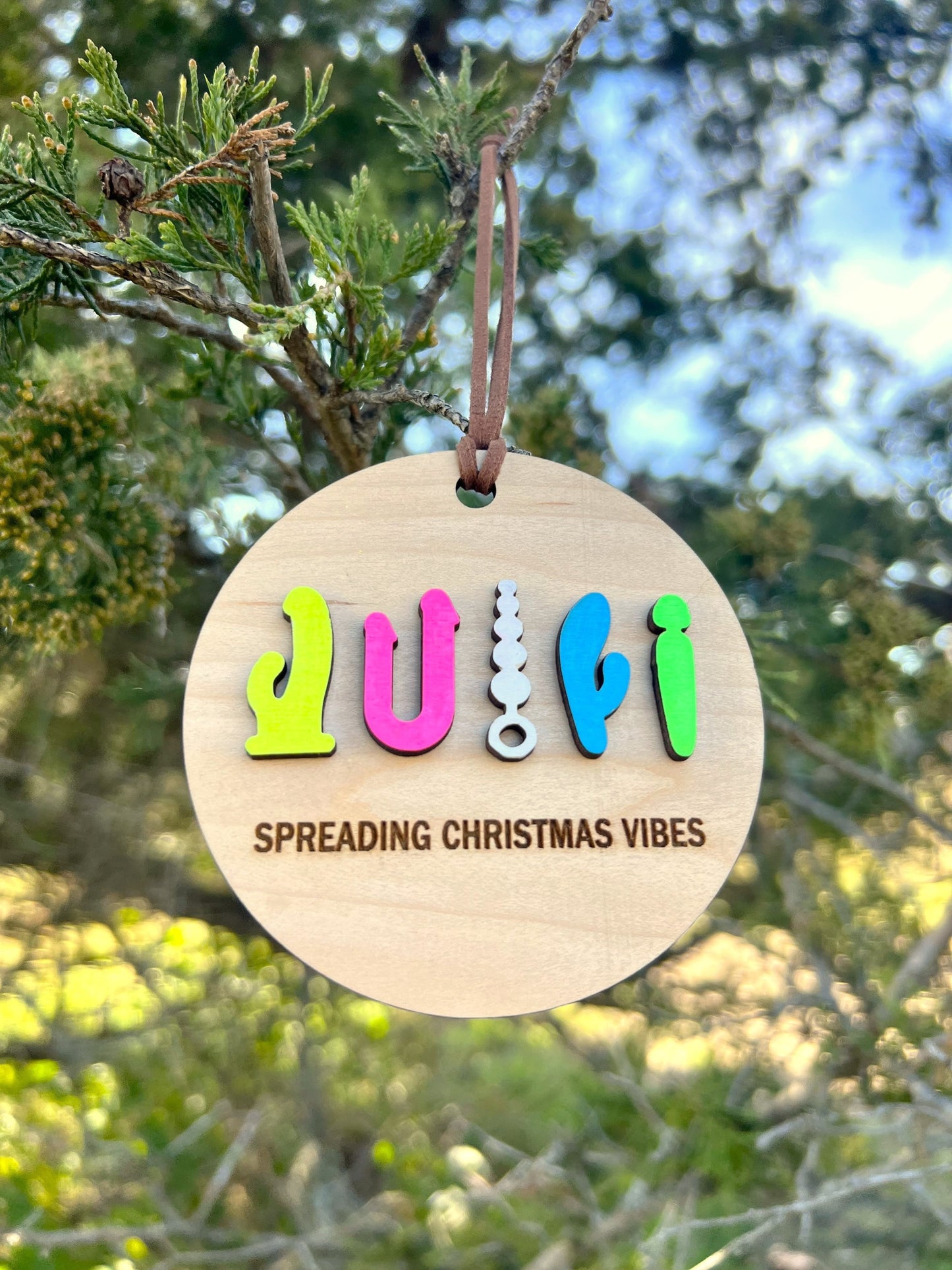 Spreading Christmas Vibes Ornament