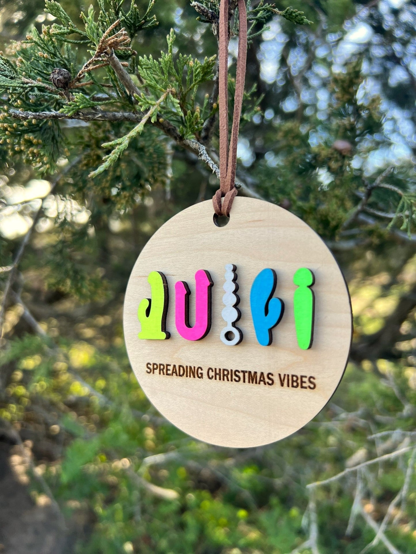 Spreading Christmas Vibes Ornament