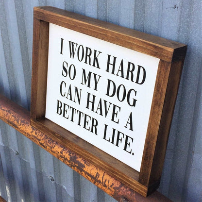 Dog lover sign - Salty Dog Mercantile