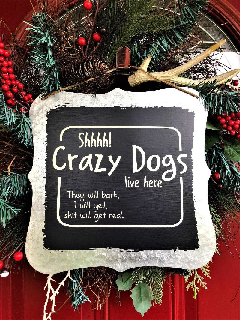 Funny dog home welcome sign - Salty Dog Mercantile