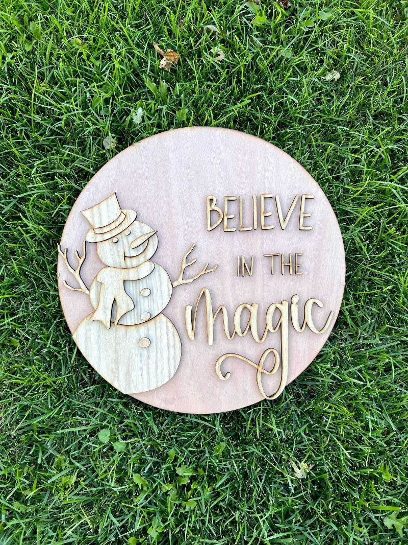 Believe in the magic DIY sign kit - Salty Dog Mercantile