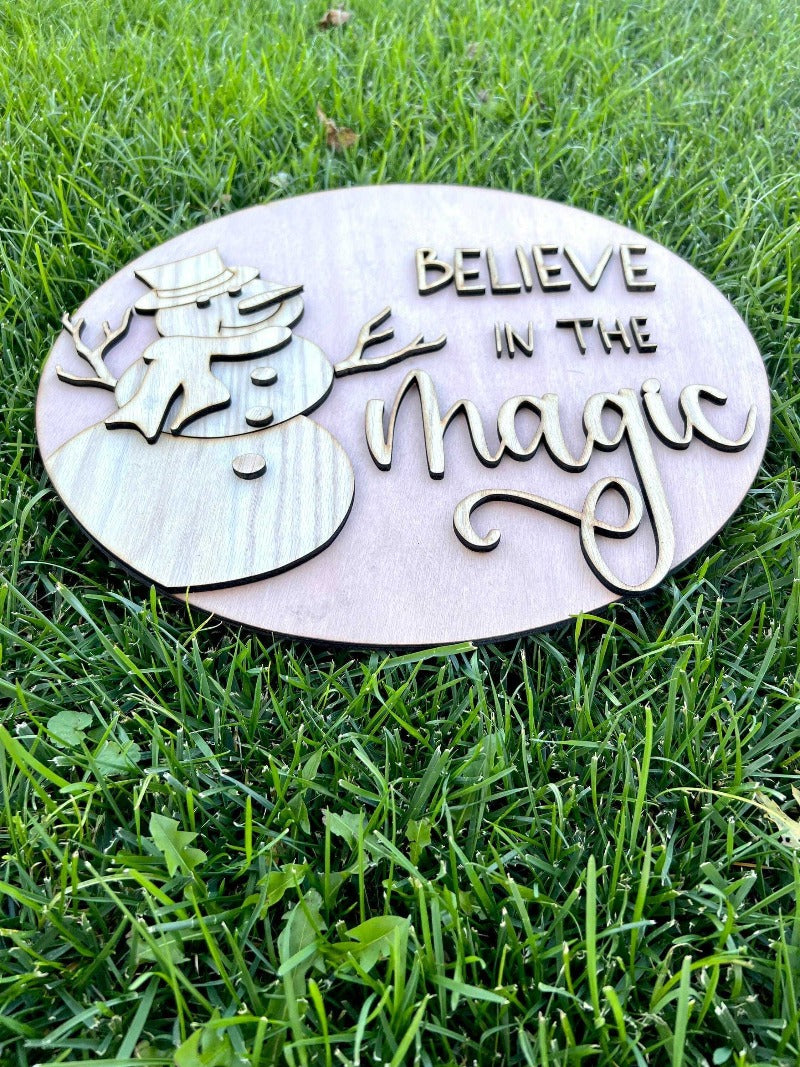 Believe in the magic DIY sign kit - Salty Dog Mercantile