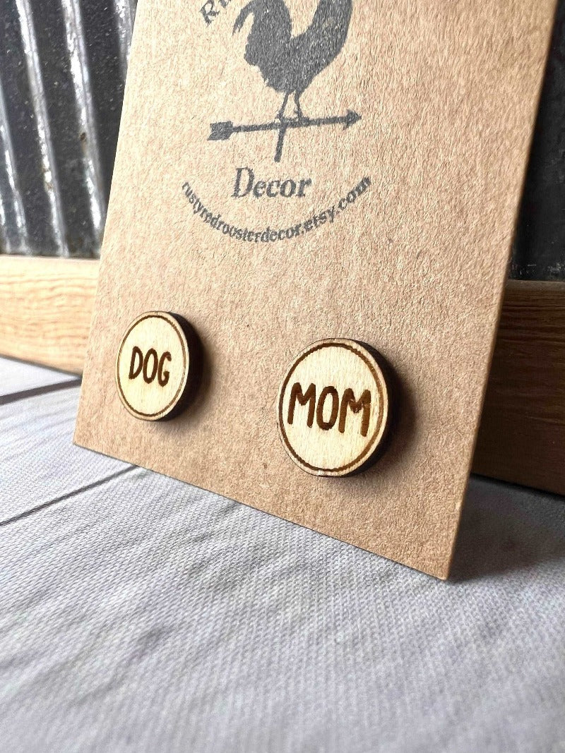 Dog mom earrings - Salty Dog Mercantile