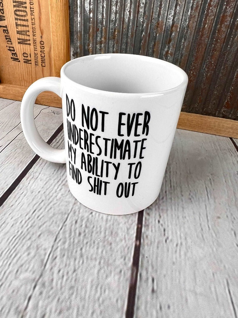 Find shit out mug - Salty Dog Mercantile