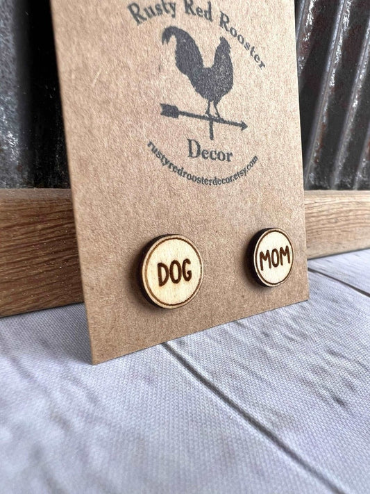 Dog mom earrings - Salty Dog Mercantile