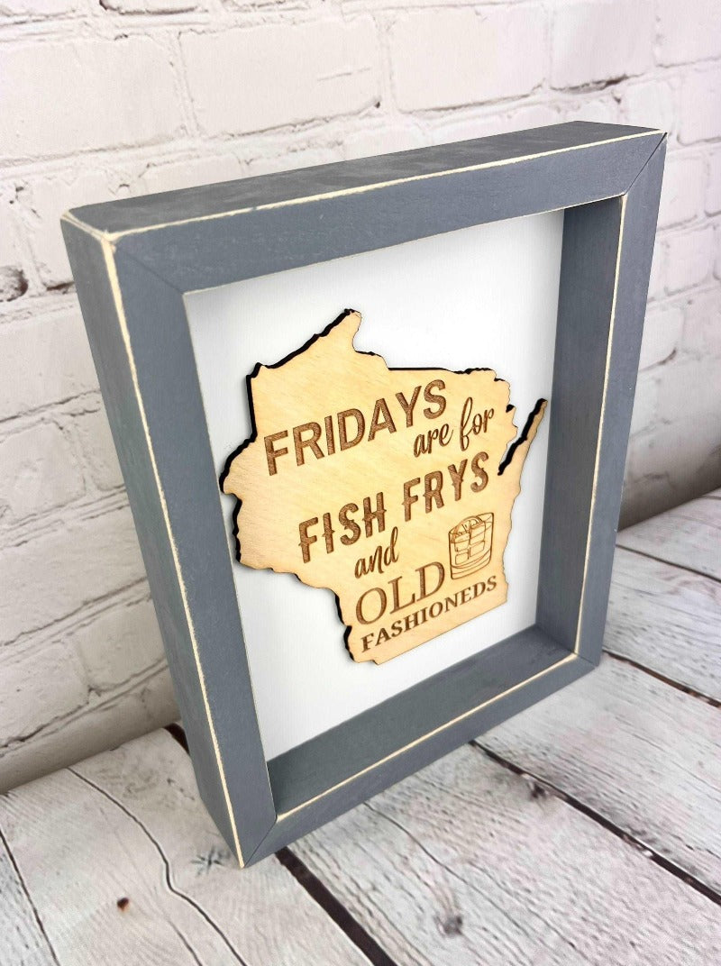 Wisconsin state drinking sign - Salty Dog Mercantile