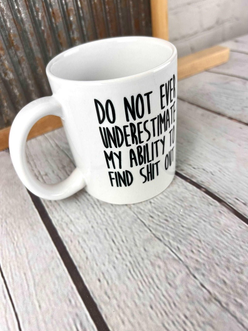 Find shit out mug - Salty Dog Mercantile