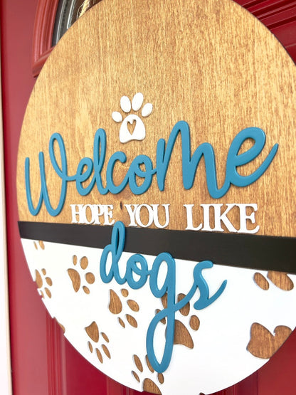 Dog home decor, dog home sign, dog lover gift, Funny dog sign, Funny dog decor, Dog home welcome sign, Dog house decor