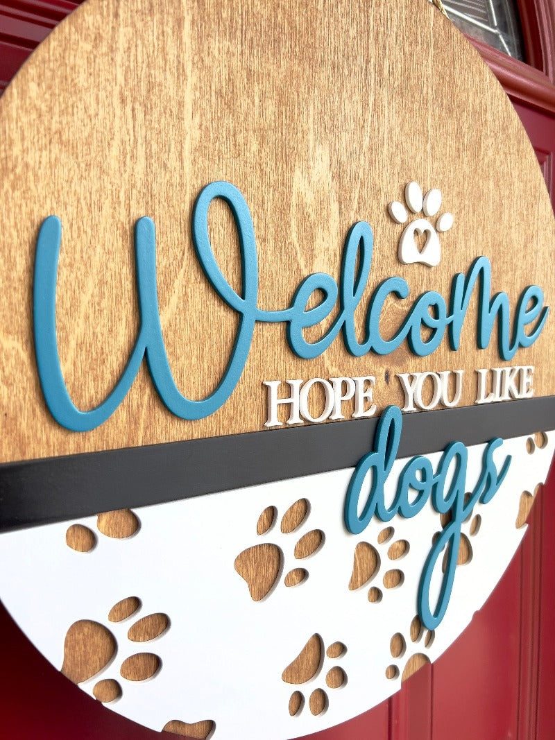 Dog home decor, dog home sign, dog lover gift, Funny dog sign, Funny dog decor, Dog home welcome sign, Dog house decor