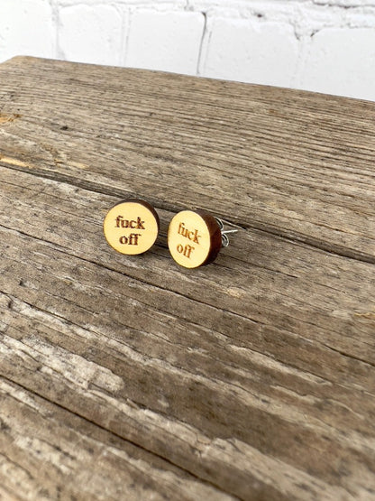 Funny humor earrings - Salty Dog Mercantile