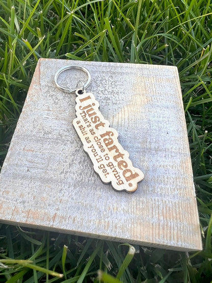 I just farted keychain - Salty Dog Mercantile