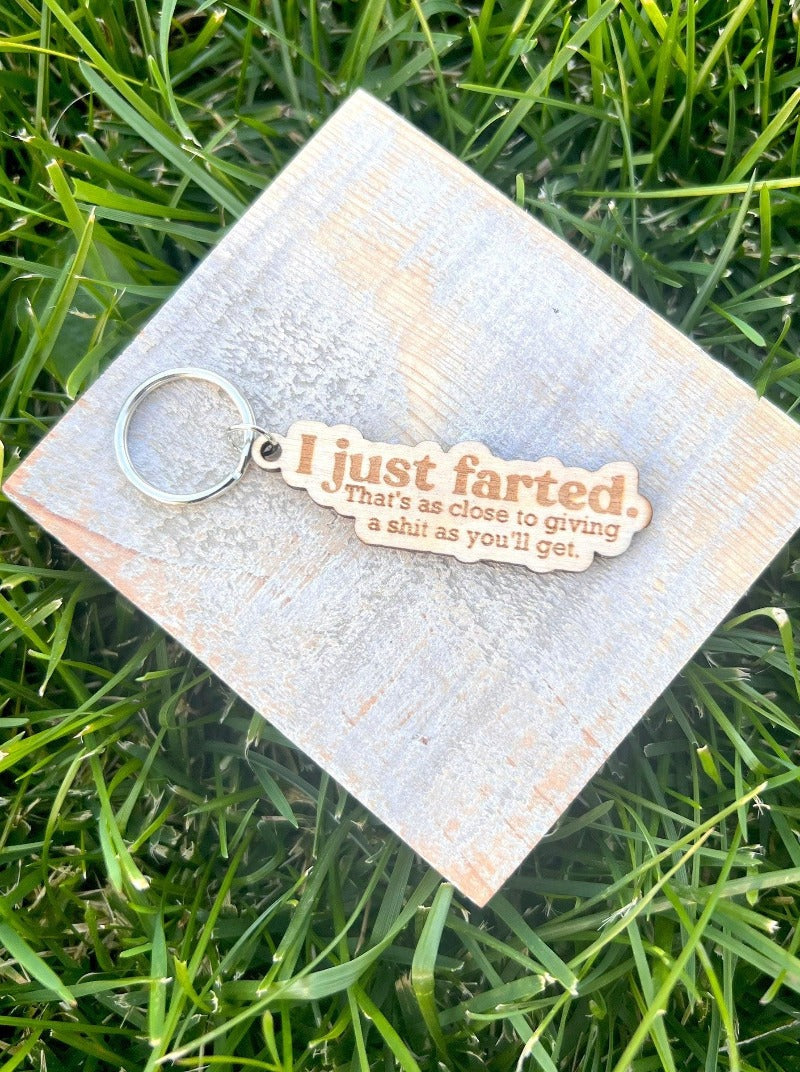 I just farted keychain - Salty Dog Mercantile