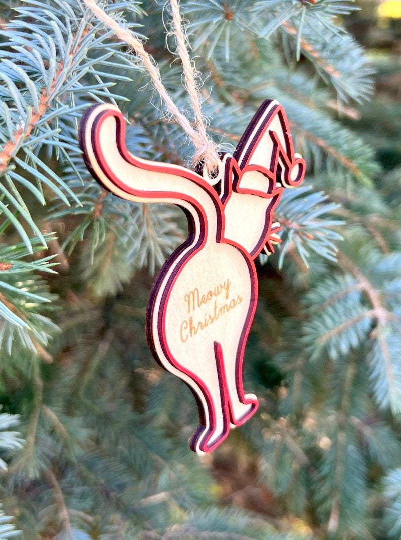 Meowy Christmas ornament - Salty Dog Mercantile