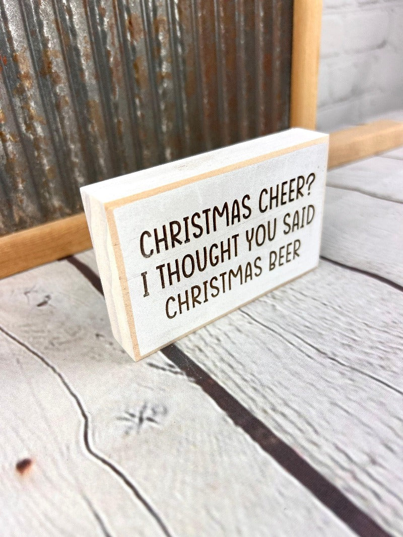 Funny Christmas sign - Salty Dog Mercantile