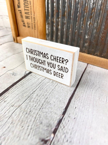 Funny Christmas sign - Salty Dog Mercantile