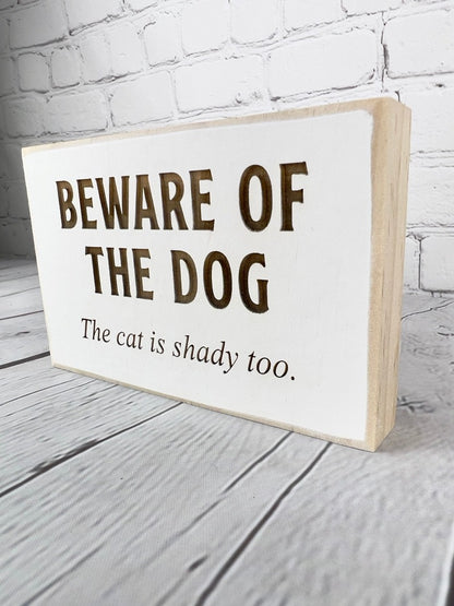 Funny pet sign, cat home décor, dog home décor, funny pet saying, new dog mom, funny pet gift