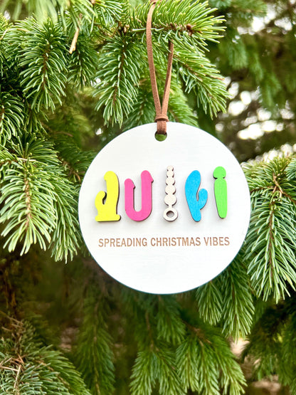 Christmas Vibes Adult Ornament, Sex Toy Ornament, Adult Humor Ornament, Naughty Christmas Ornaments, Dirty Christmas Ornaments