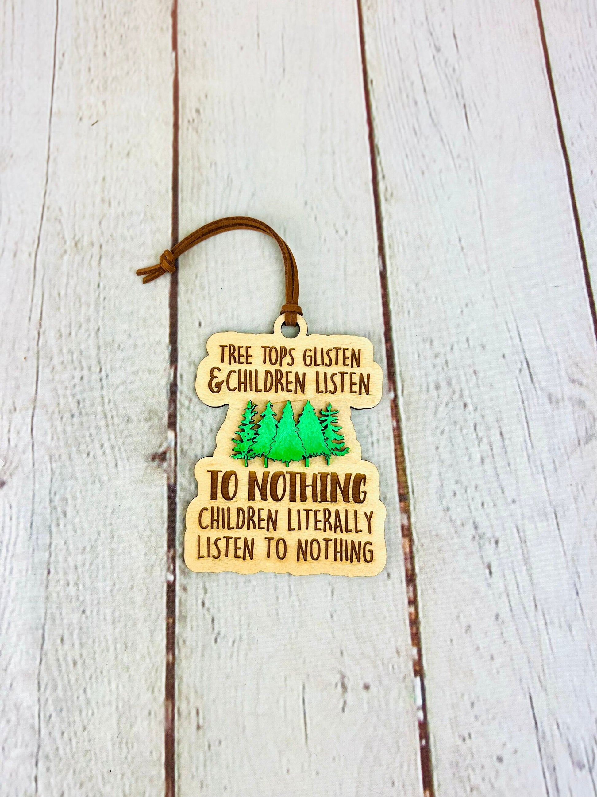 Funny Children Listen To Nothing Ornament, Christmas Ornament, Funny Christmas Ornaments, Christmas, Ornaments for Tree, Gifts for Friends