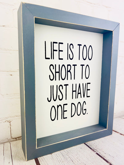 Life is too short to just have one dog