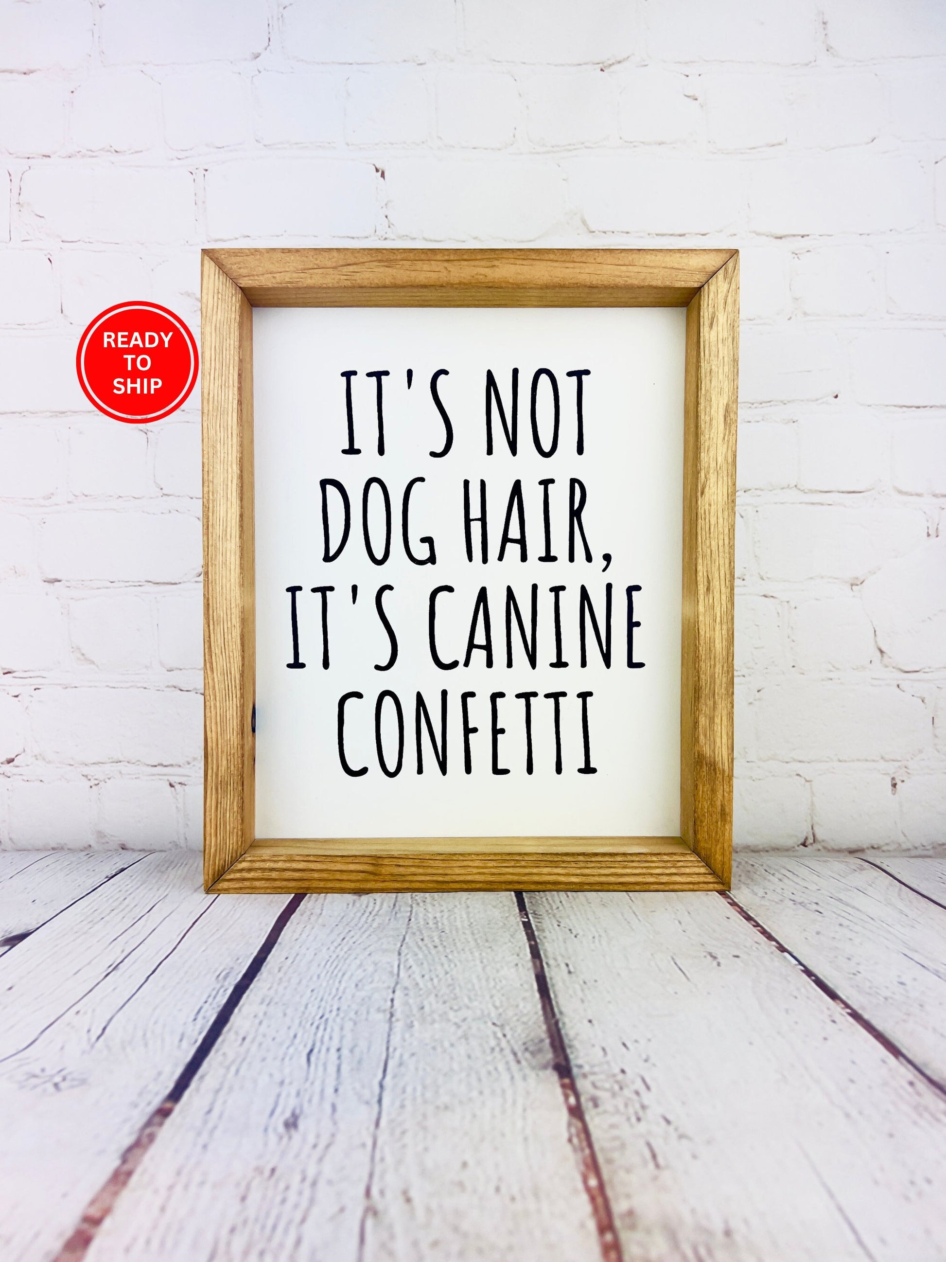 It's not dog hair, it's canine confetti